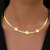 Fashion Jewelry Ins Star Necklace Fashion Gold Stainless Steel Chain Necklace - Global Imports Bazaar